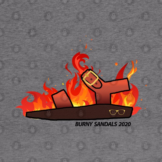 Bernie Sanders Burny Sandals 2020 President by felixbunny